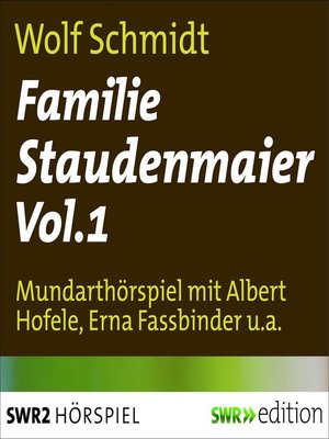 cover image of Familie Staudenmeier Volume 1